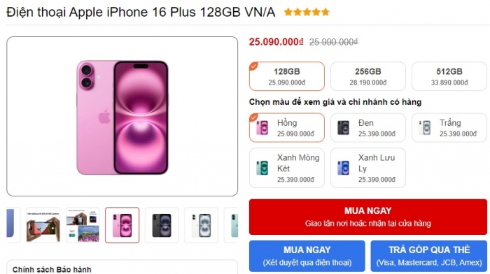 day la ly do ban nen mua iphone 16 plus chiec iphone co thoi luong pin khung gia tot nhat thi truong 1